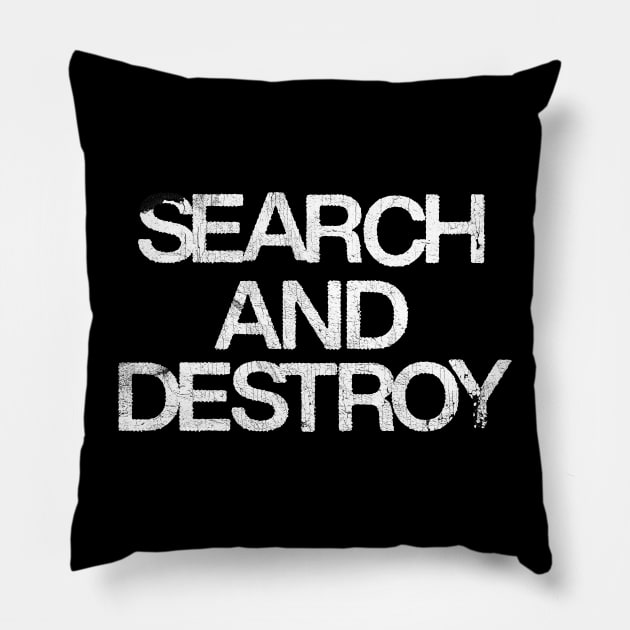 Search And Destroy Pillow by DankFutura