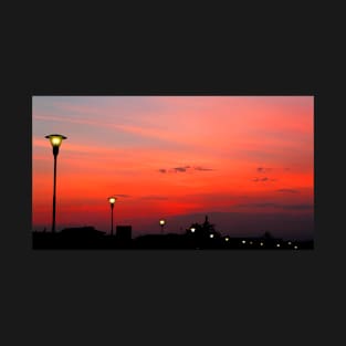 Sunset along the river Adige Verona T-Shirt