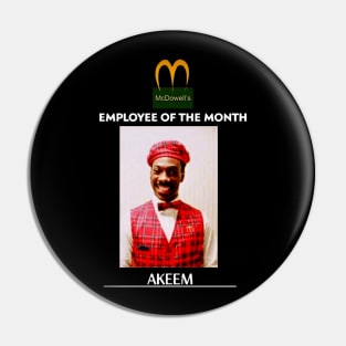 Employee of the Month Prince Akeem Pin