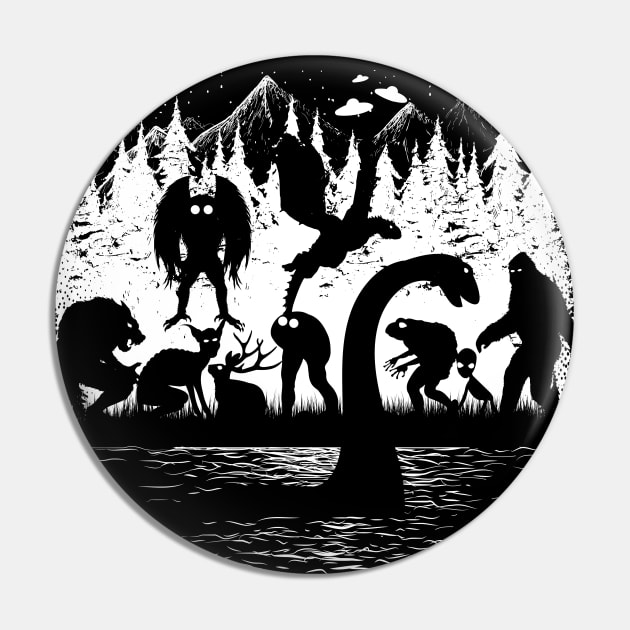 Cryptid Pin by Tesszero