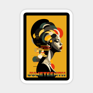 Juneteenth Modern Magnet