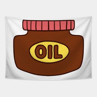 Oil bottle | Goto's holiday tee Tapestry