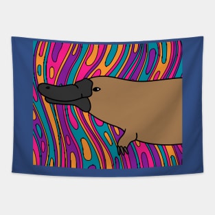 Platypus Vintage Retro Tapestry