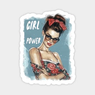 Girl Power #1 Magnet