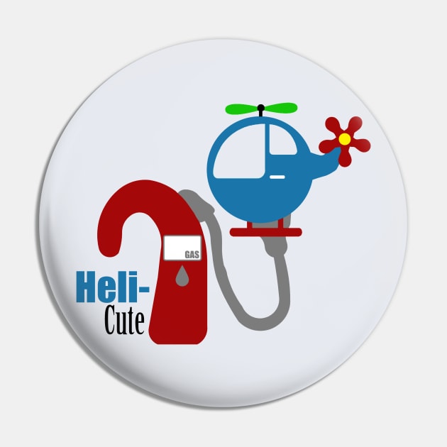 Cochlear Implant - Heli-cute Design Pin by First.Bip