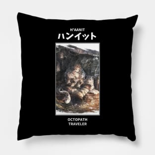 H'aanit Octopath Traveler Pillow