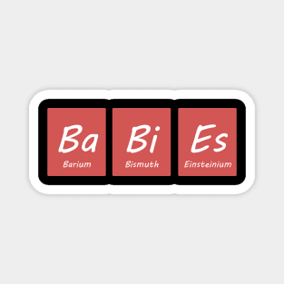 Babies Chemistry Periodic Table Magnet