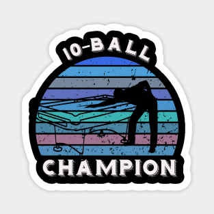 10-ball pool champion - retro billiards Magnet