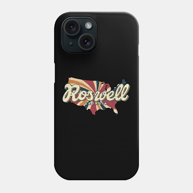 Roswell Georgia hometown Phone Case by SerenityByAlex