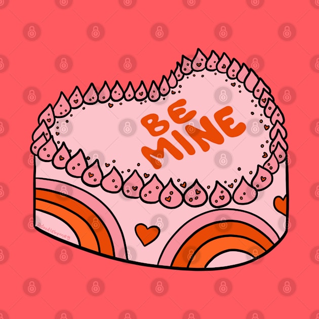 Be Mine Cake by Doodle by Meg