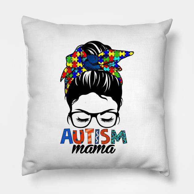 Autism Mama Gift For Women Pillow by US GIFT