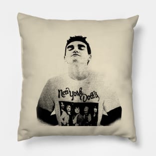 Morrissey new york dolls vintage Pillow