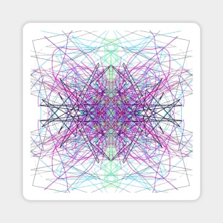 Mandala Geometric line art pattern Magnet