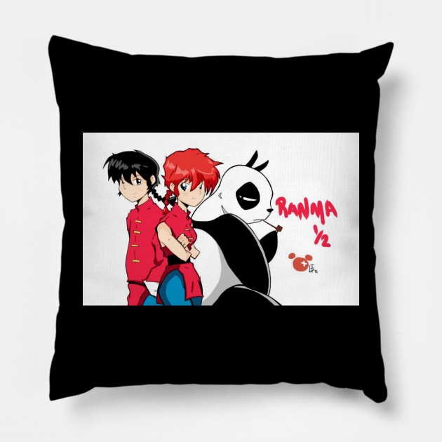 Ranma 1/2 Pillow by Tazartist