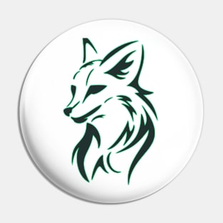 Black Fox T-shirt Pin