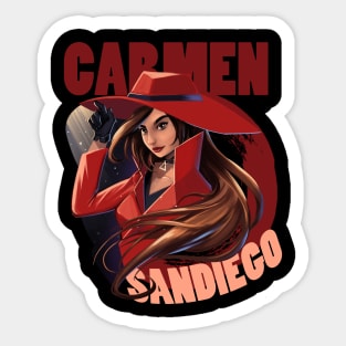 Carmen Sandiego Stickers for Sale