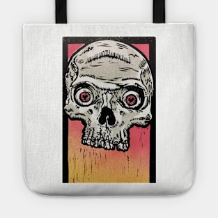 live laugh love skull design Tote