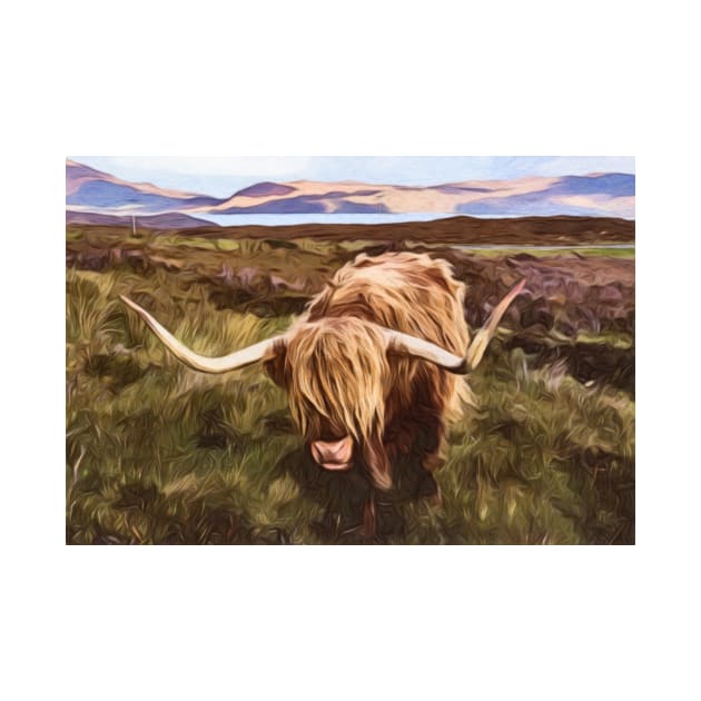 Scottish Highland Cattle Design by NikkiBear67