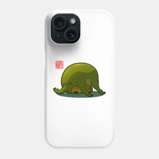 Monday Mood Yoga Frog Folded Phone Case