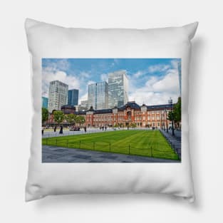 Marunouchi Station Building in Tokyo Pillow