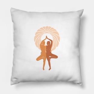 Friendship Unity Yoga Position Pillow