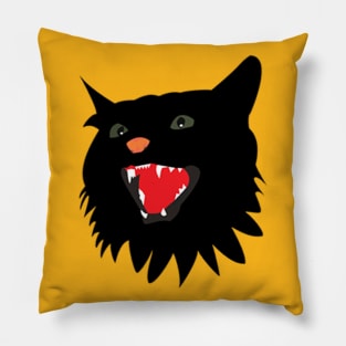 Black Cat Pillow