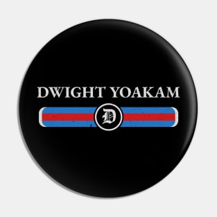 Graphic Dwight Name Vintage Birthday Retro Gift Pin