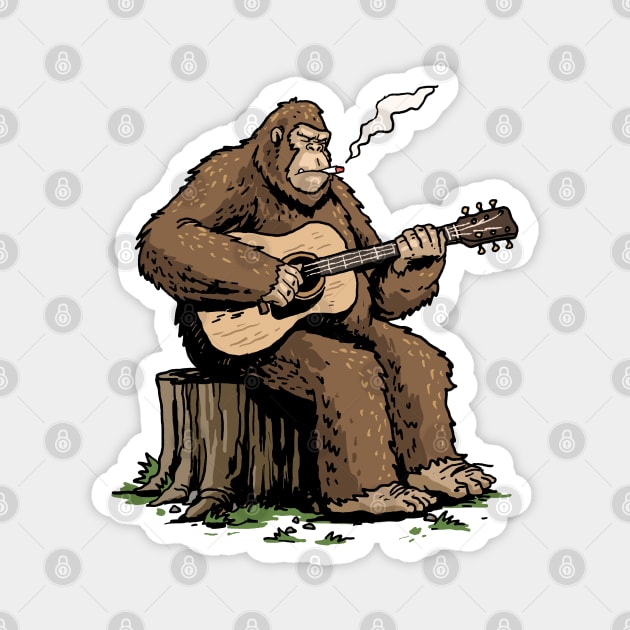 Bigfoot Unplugged Magnet by GoshWow®