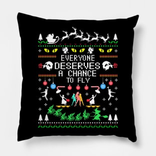 Everyone Deserves a Chance to Fly. Theatre Gift. Pillow