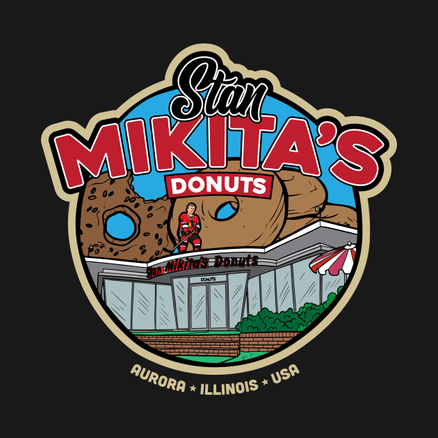 Stan Mikitas Donuts Aurora Illinois Waynes World T Shirt Teepublic 3219