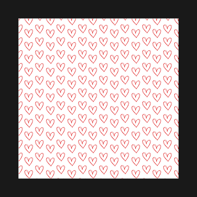 White and red hearts pattern by JPS-CREATIONS