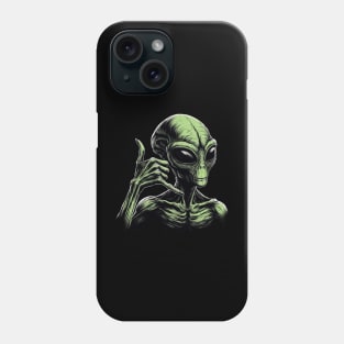 Alien Call Me Phone Case