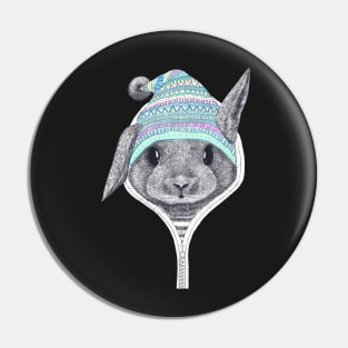 Bunny in a hood Pin