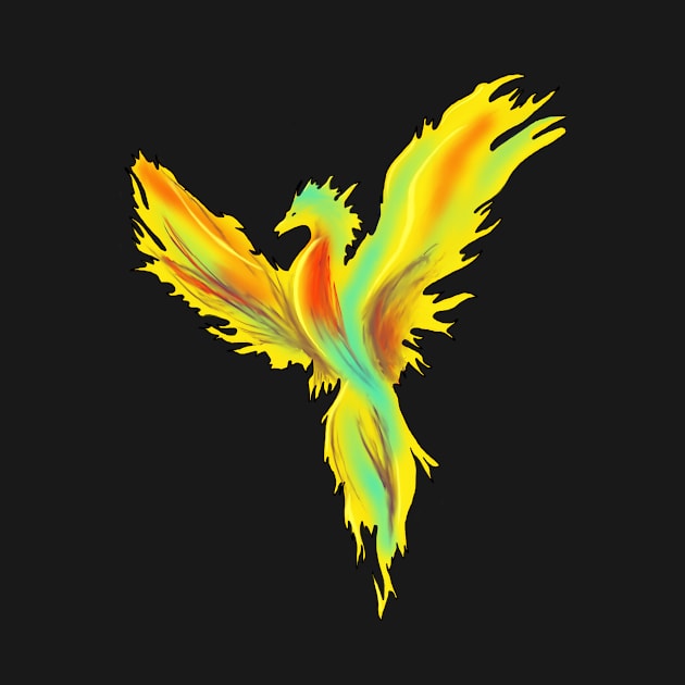 Yellow New phoenix by xaxuokxenx