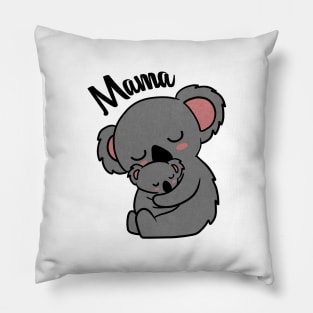 Cute Koala Bear Mama with Cub Pillow