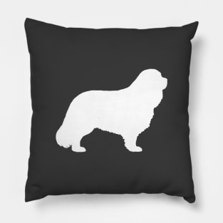 Cavalier King Charles Spaniel Silhouette Pillow