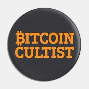 Bitcoin Cultist Pin