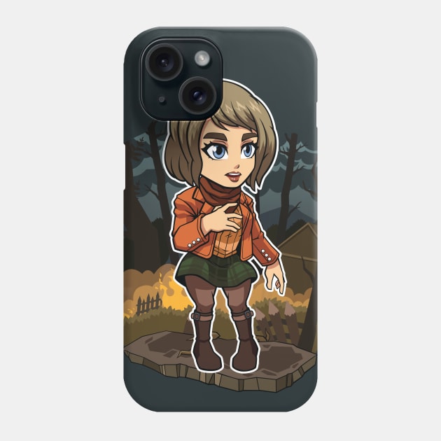 FA Chibi RE4 Ashley Phone Case by Xar623