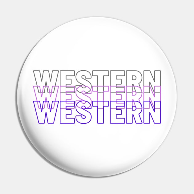 Western Pin by stickersbyjori