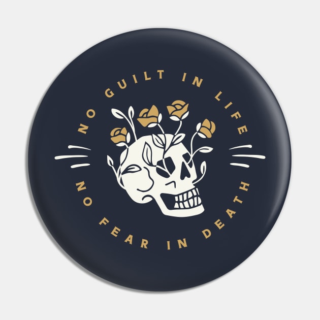 No Fear In Death Pin by mscarlett