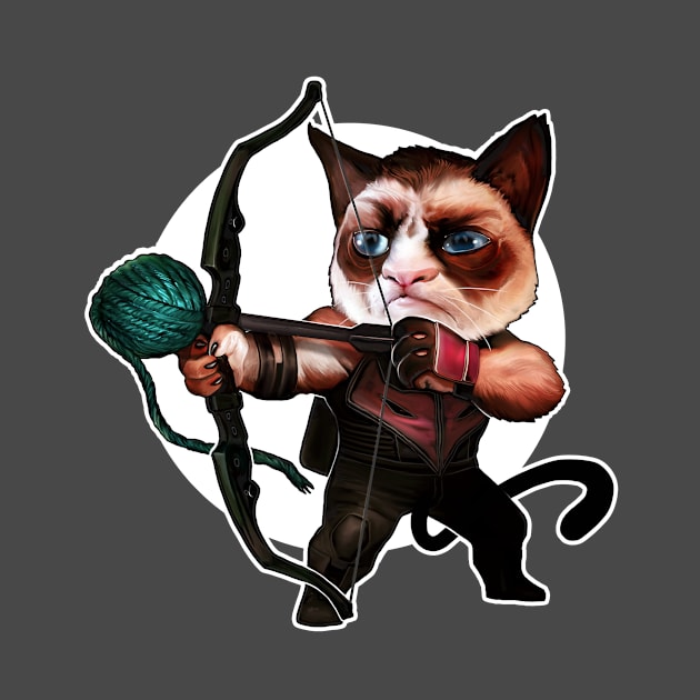 Hawkeye Cat by Corbella