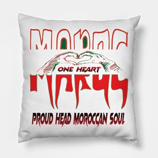 Morocan Proudly Gift Morocco Lovers Moroccan Soul Pillow