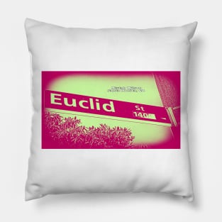 Euclid Street, Santa Monica, California by Mistah Wilson Pillow