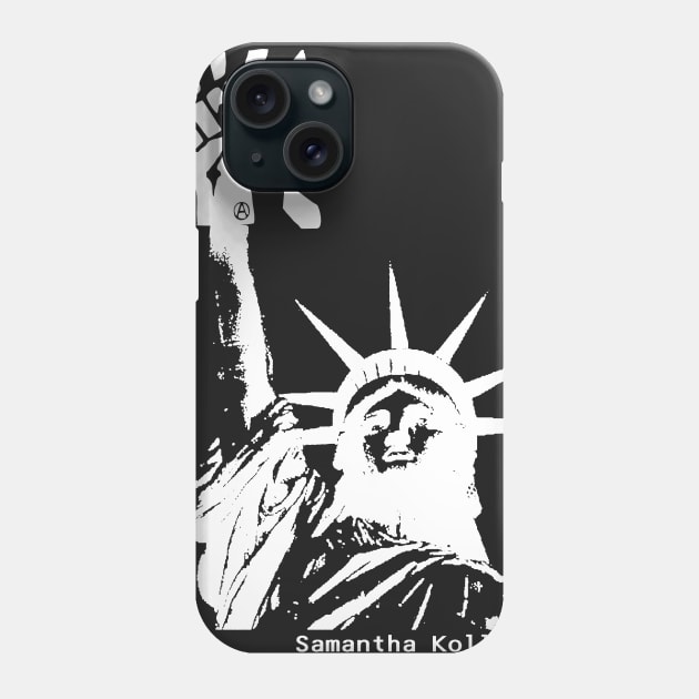 Lady Anarchy Phone Case by moanlisa