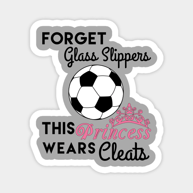 This Girl Wears Soccer Cleats Magnet by PDan