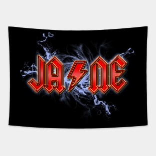 Hard Rock Jane (Lightning ver) Tapestry