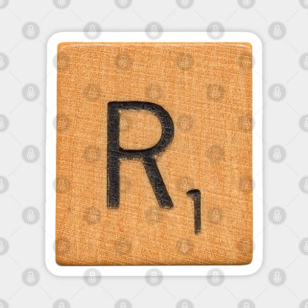 Scrabble Town 'R' Magnet by RandomGoodness