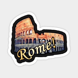 Rome Roman Colosseum Vintage Travel Romans Magnet