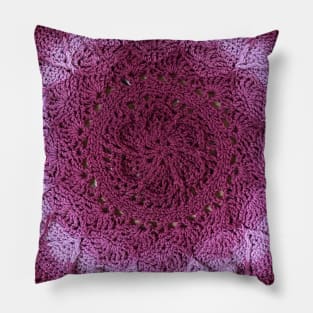 Crochet Mandala Pillow