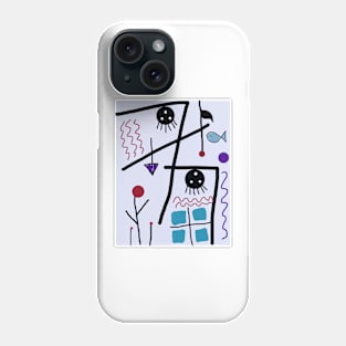 Kids Floating Stick Figure Phone Case